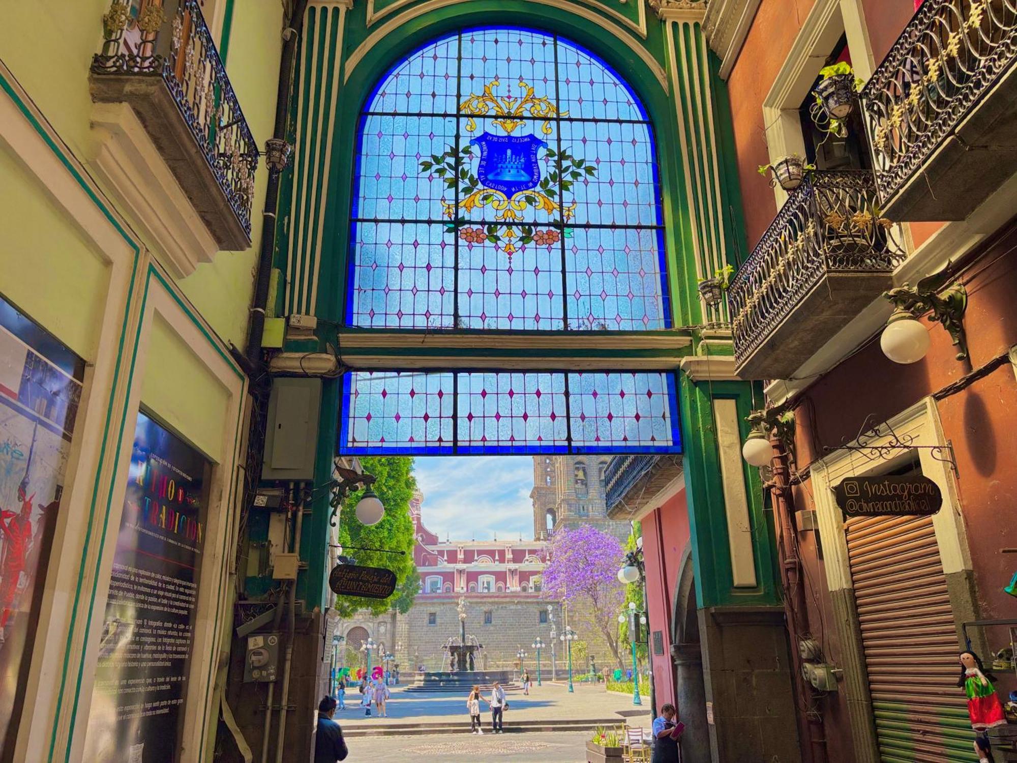 Hotel La Alhondiga Puebla Eksteriør billede