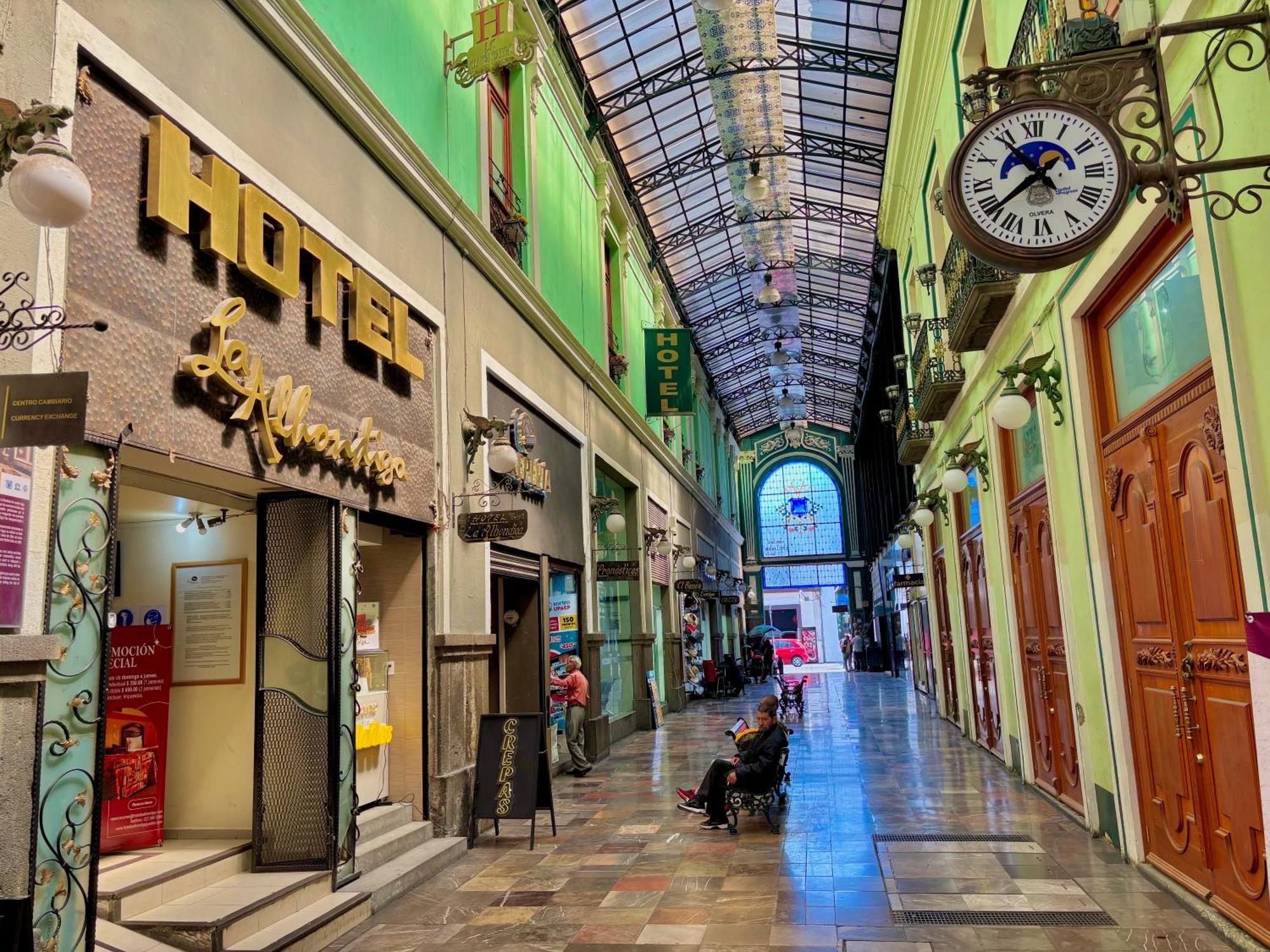 Hotel La Alhondiga Puebla Eksteriør billede